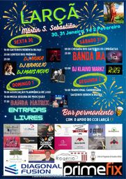 Cartaz Festa em honra de São Sebastião 2026 - Larçã