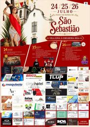 Cartaz Festa em honra de São Sebastião 2026 - Vila Cova à Coelheira