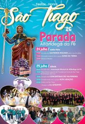 Cartaz Festa em honra de São Tiago 2026 - Parada