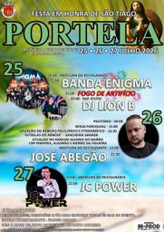 Cartaz Festa em honra de São Tiago 2026 - Portela