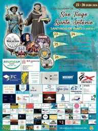 Cartaz Festa em honra de São Tiago e Santo António 2026 - Santiago de Piães