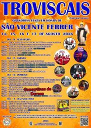 Cartaz Festa em honra de São Vicente Ferrer 2026 - Troviscais