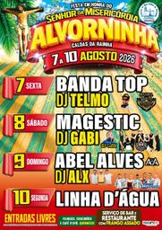 Cartaz Festa em honra de Senhor da Misericórdia 2026 - Alvorninha