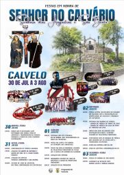 Cartaz Festa em honra de Senhor do Calvário 2026 - Calvelo