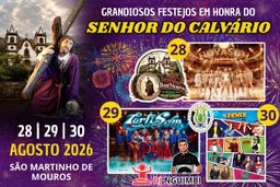 Cartaz Festa em honra de Senhor do Calvário 2026 - São Martinho de Mouros