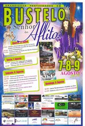 Cartaz Festa em honra de Senhor dos Aflitos 2026 - Bustelo