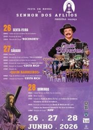 Cartaz Festa em honra de Senhor dos Aflitos 2026 - Friestas