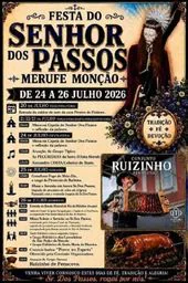Cartaz Festa em honra de Senhor dos Passos 2026 - Merufe