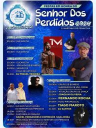 Cartaz Festa em honra de Senhor dos Perdidos 2026 - S. Martinho de Penacova