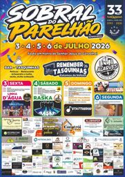 Cartaz Festa em honra de Senhor Jesus do Carvalhal 2026 - Sobral do Parelhão