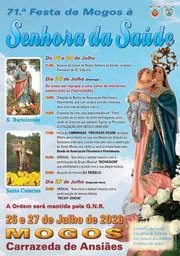 Cartaz Festa em honra de Senhora da Saúde 2026 - Mogos