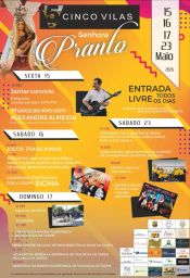 Cartaz Festa em honra de Senhora do Pranto 2026 - Cinco Vilas