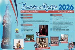 Cartaz Festa em honra de Senhora do Rosário 2026 - Polvoreira