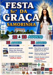 Cartaz Festa em honra de Sr.ª da Graça 2026 - Samorinha