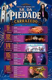 Cartaz Festa em honra de Sr. da Piedade 2026 - Carrazedo