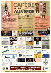 Cartaz Festa em honra de Sr.ª de Valverde 2026 - Cafede