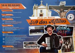Cartaz Festa em honra de Sr. dos Aflitos 2026 - Cabeça Santa