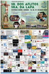 Cartaz Festa em honra de Sr. dos Aflitos e Sra. da Lapa 2026 - Sandim