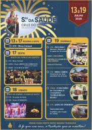 Cartaz Festa em honra de Sra. da Saúde 2026 - Cruz do Muro