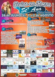 Cartaz Festa em honra de Stª Ana 2026 - Todeia-Telões