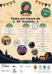Cartaz Festa em honra de Stº António 2026 - Valverde