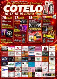 Cartaz Festa em honra de Sta. Bárbara e S. Domingos 2026 - Cotelo