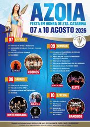 Cartaz Festa em honra de Sta. Catarina 2026 - Azoia