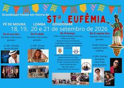 Cartaz Festa em honra de Sta. Eufémia 2026 - Gondomar
