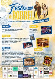 Cartaz Festa em honra de Sta Maria Maior e Mártir S. Sebastião 2026 - Borbela