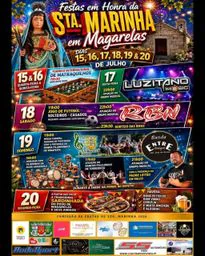 Cartaz Festa em honra de Sta. Marinha 2026 - Magarelas