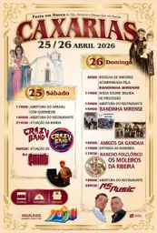 Cartaz Festa em honra de Sto. António e Nossa Sra. da Saúde 2026 - Caxarias