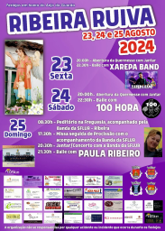 Cartaz Festa em Honra do Anjo da Guarda 2024 - Ribeira Ruiva