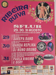 Cartaz Festa em Honra do Anjo da Guarda 2025 - Ribeira Ruiva