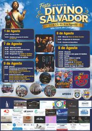 Cartaz Festa em honra do Divino Salvador 2026 - Vila Cova da Lixa