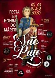 Cartaz Festa em honra do Mártir São Paio 2026 - Jolda (S. Paio)