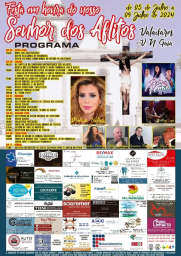 Cartaz Festa em honra do Nosso Senhor dos Aflitos 2024 - Vila Nova de Gaia