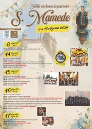 Cartaz Festa em Honra do Padroeiro São Mamede 2026 - Este