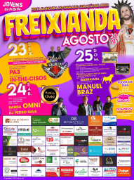 Cartaz Festa em Honra do Sagrado Coração de Jesus 2024 - Freixianda