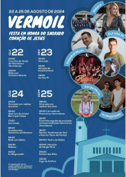 Cartaz Festa em Honra do Sagrado Coração de Jesus 2024 - Vermoil
