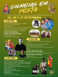Cartaz Festa em honra do Sagrado Coração de Jesus e do Padroeiro São Miguel Arcanjo 2026 - Colmeias