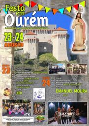 Cartaz Festa em honra do Sagrado Coração de Jesus e Nª Sª das Misericórdias 2026 - Ourém
