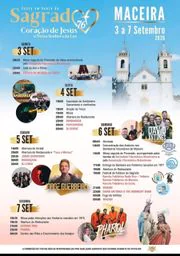Cartaz Festa em honra do Sagrado Coração de Jesus e Nossa Senhora da Luz 2026 - Maceira