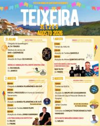 Cartaz Festa em honra do Santíssimo Sacramento 2026 - Teixeira