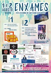 Cartaz Festa em Honra do Santíssimo Sacramento -Enxames