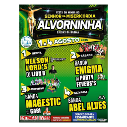 Cartaz Festa em Honra do Senhor da Misericórdia 2025 - Alvorininha