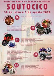 Cartaz Festa em honra do Senhor dos Aflitos 2026 - Soutocico