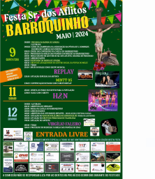 Cartaz Festa em Honra do Senhor dos Alfitos 2024 - Barroquinho