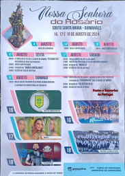 Cartaz Festa em Honra Nossa Senhora do Rosário 2024 - Souto Santa Maria