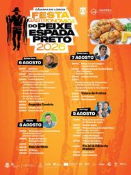 Cartaz Festa Gastronómica do Peixe Espada Preto 2026 - Câmara de Lobos