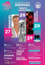 Cartaz Festa Godigana e Carne Assada 2025 - Godigana